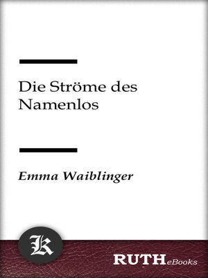 cover image of Die Ströme des Namenlos